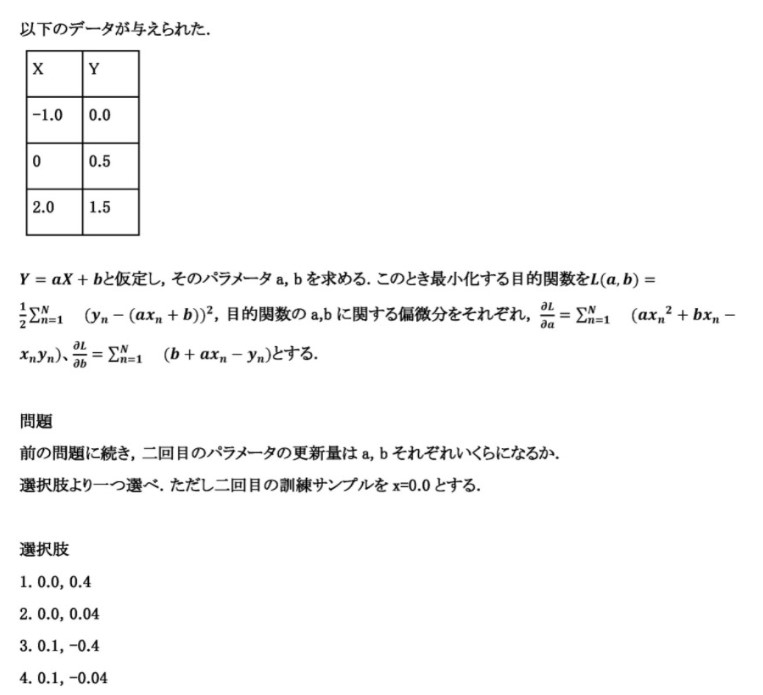 確率的勾配降下法でパラメータを複数回更新した場合のコードについて
