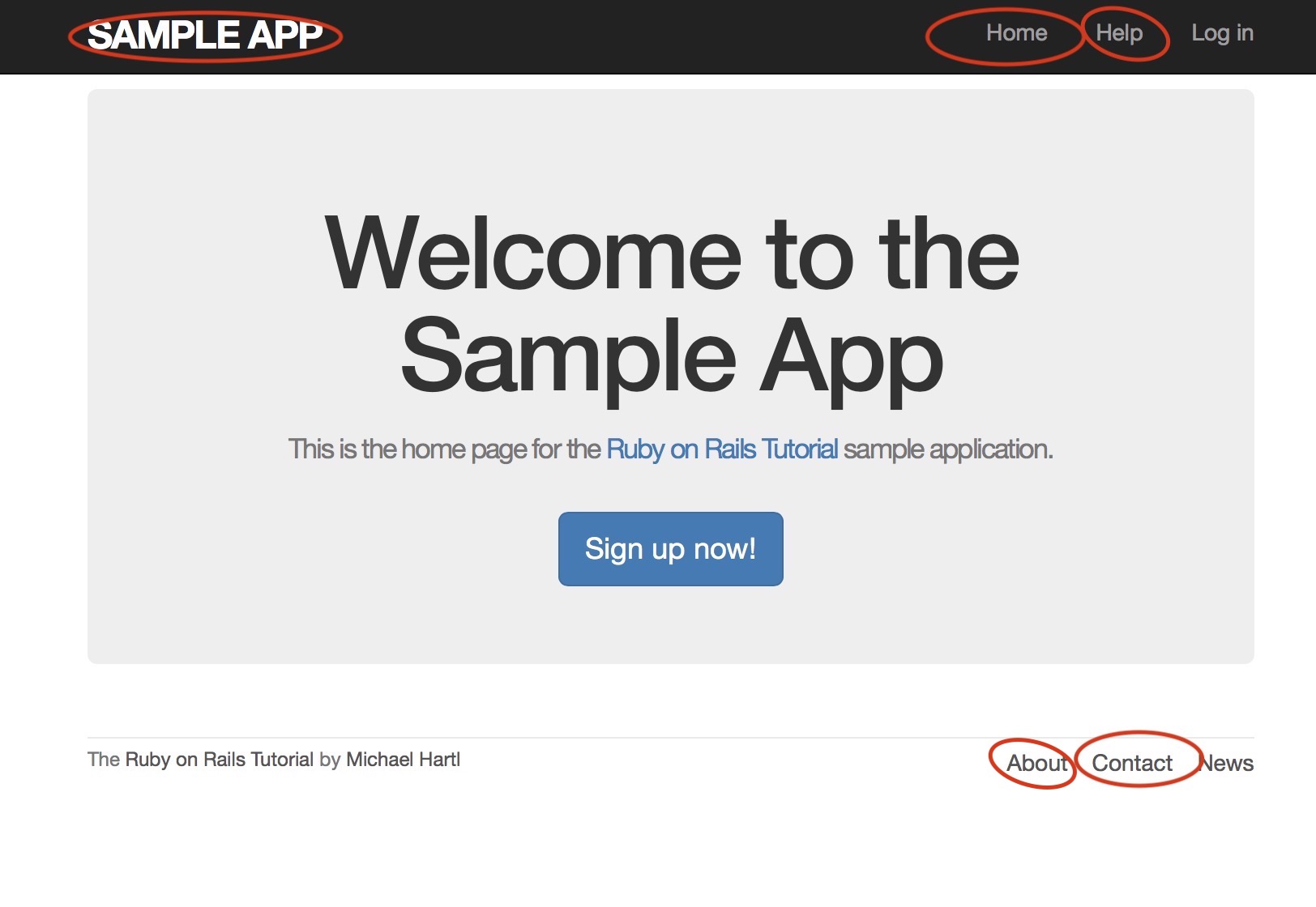 リンクのテスト Rails
