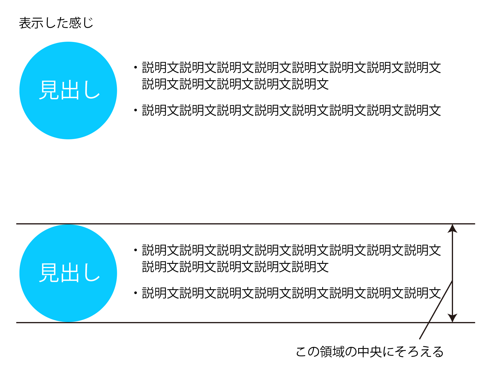 Css 文字を下揃え 見出し きかない