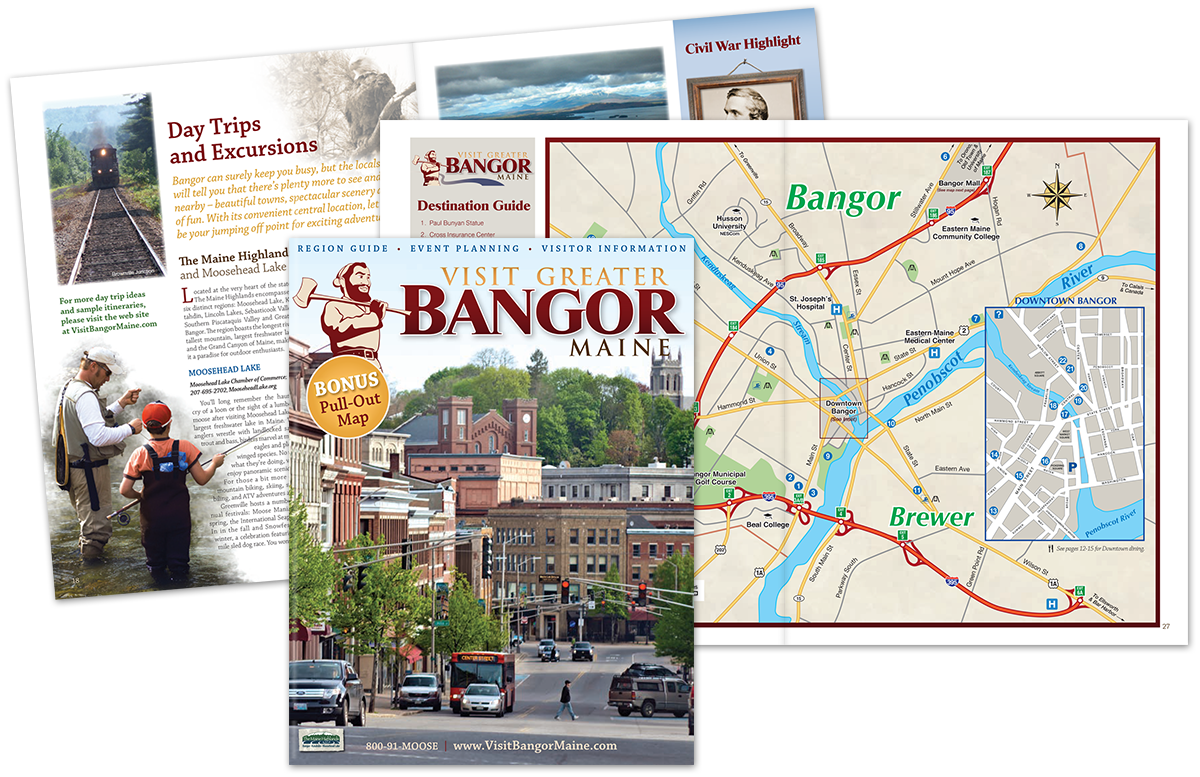 Greater Bangor Region Visitors Guidebook Terelar Design & Photography
