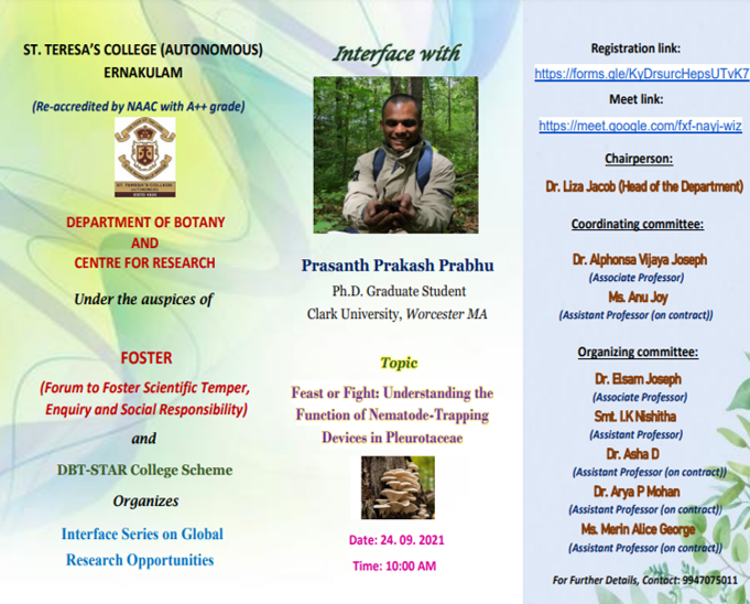 Interface series on Global Research Opportunities under FOSTER and DBT