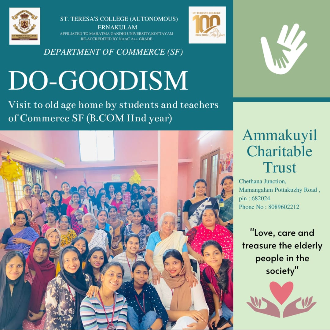 'DOGOODISM' OLD AGE HOME VISIT St.Teresa’s College (Autonomous)