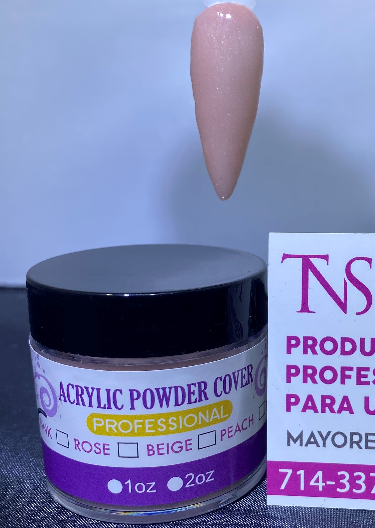 Cover Pink Acrylic Powder TERE´S NAIL SUPPLIES