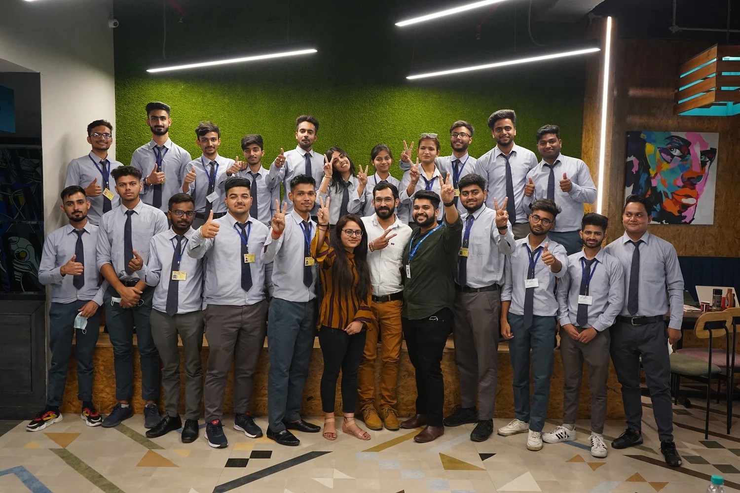 Industrial visit at PrepLadder Pvt. Ltd. Chandigarh Terii