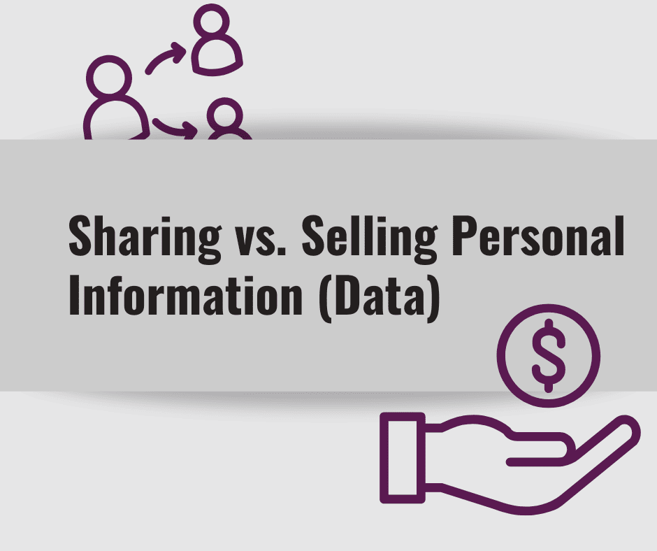 Sharing vs. Selling Personal Information (Data) Termageddon