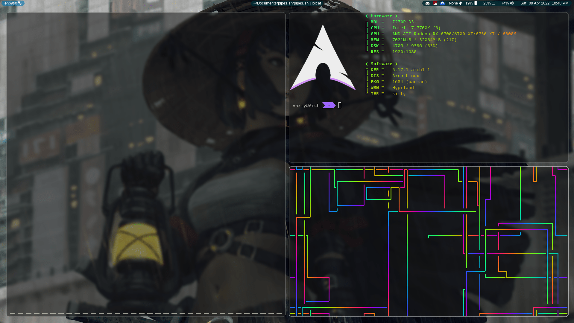 Hyprland A Powerful Tiling WM with Animation made with C++
