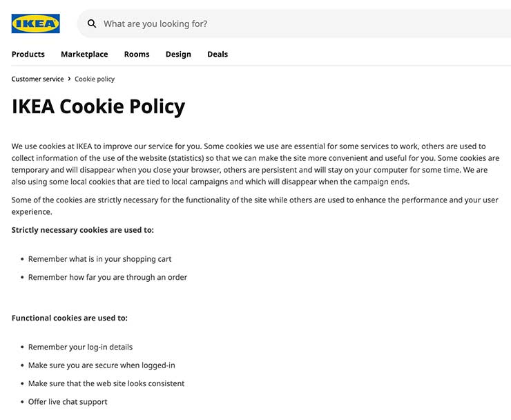 Cookie Policy Template Termly