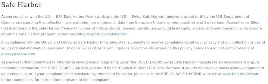 What is Safe Harbor TermsFeed