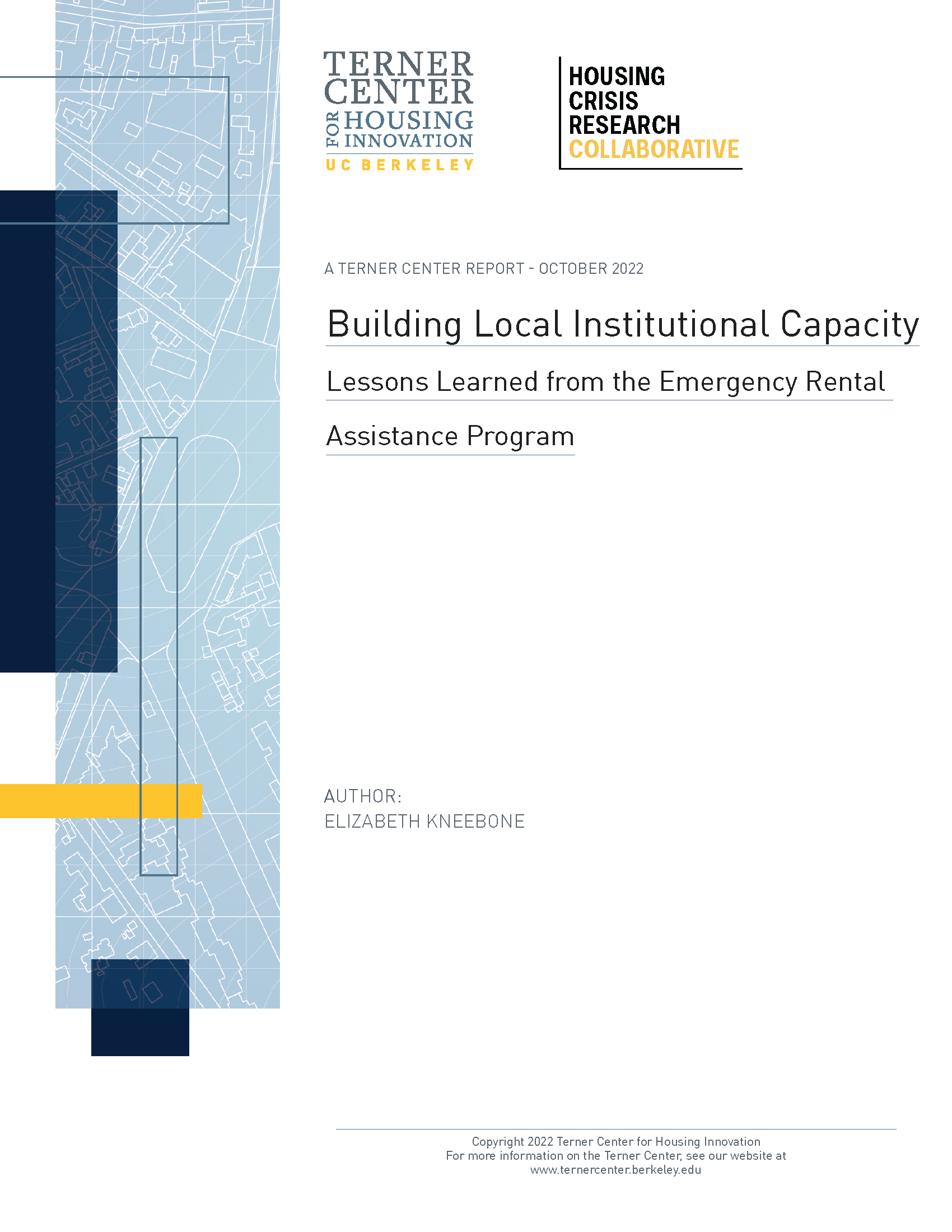 Building Local Institutional Capacity Lessons Learned from the