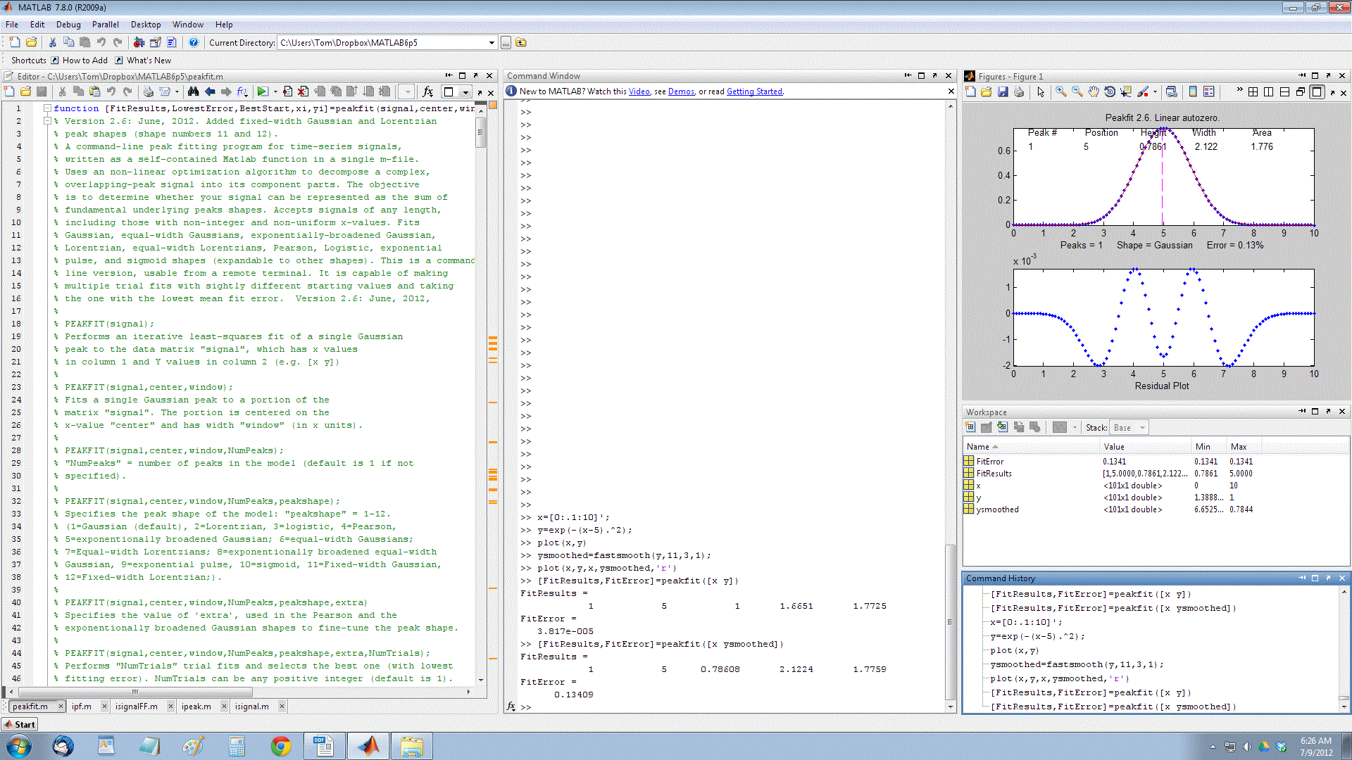 Introduction to Signal Processing Table of Contents