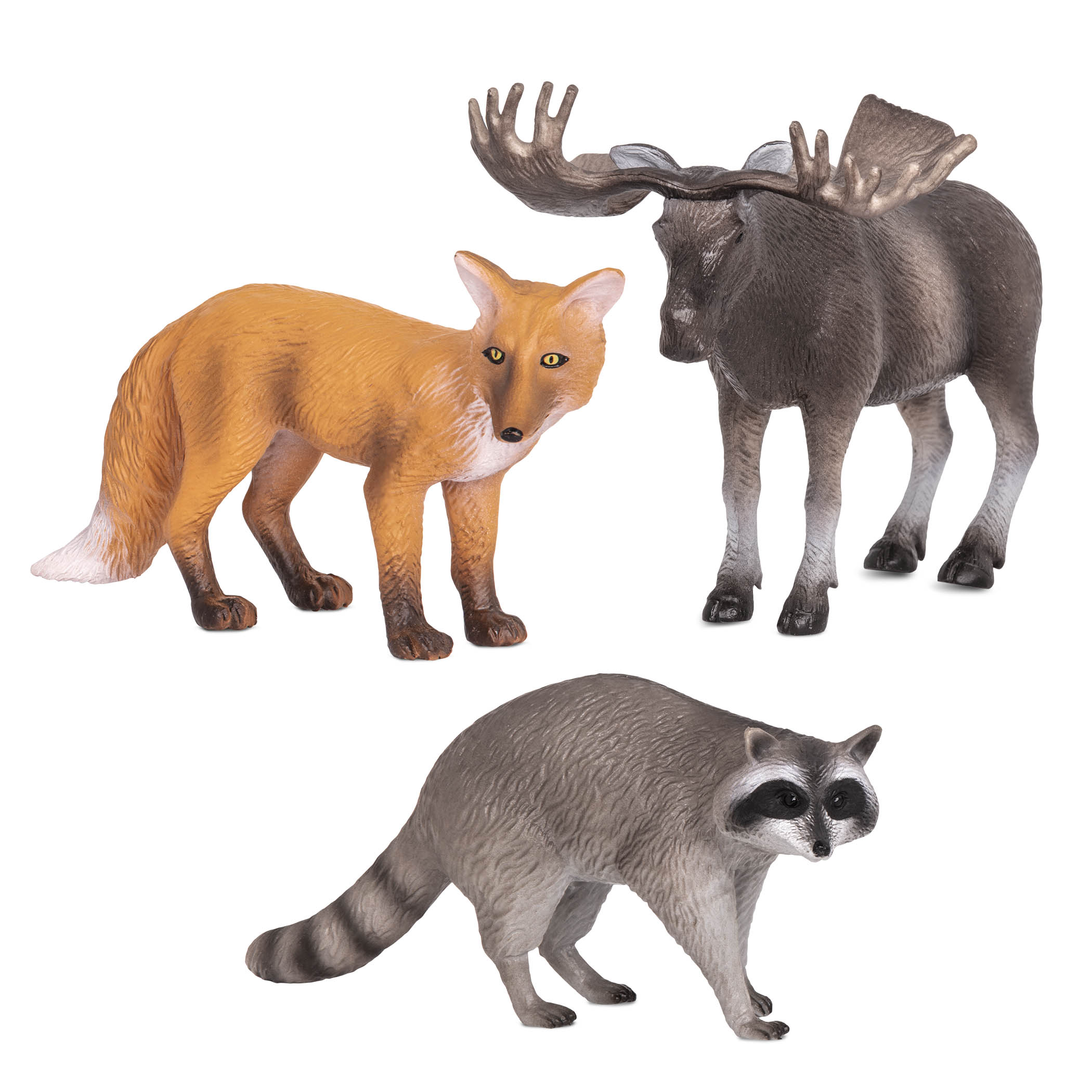 Forest Animals Animal Toys for Kids, Wild Animals, Plastic Animal Toys