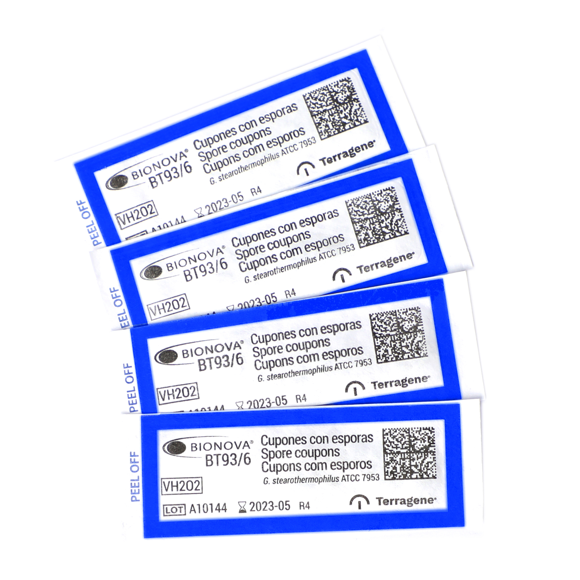 Spore coupon for Hydrogen Peroxide (10^6 spores) Terragene