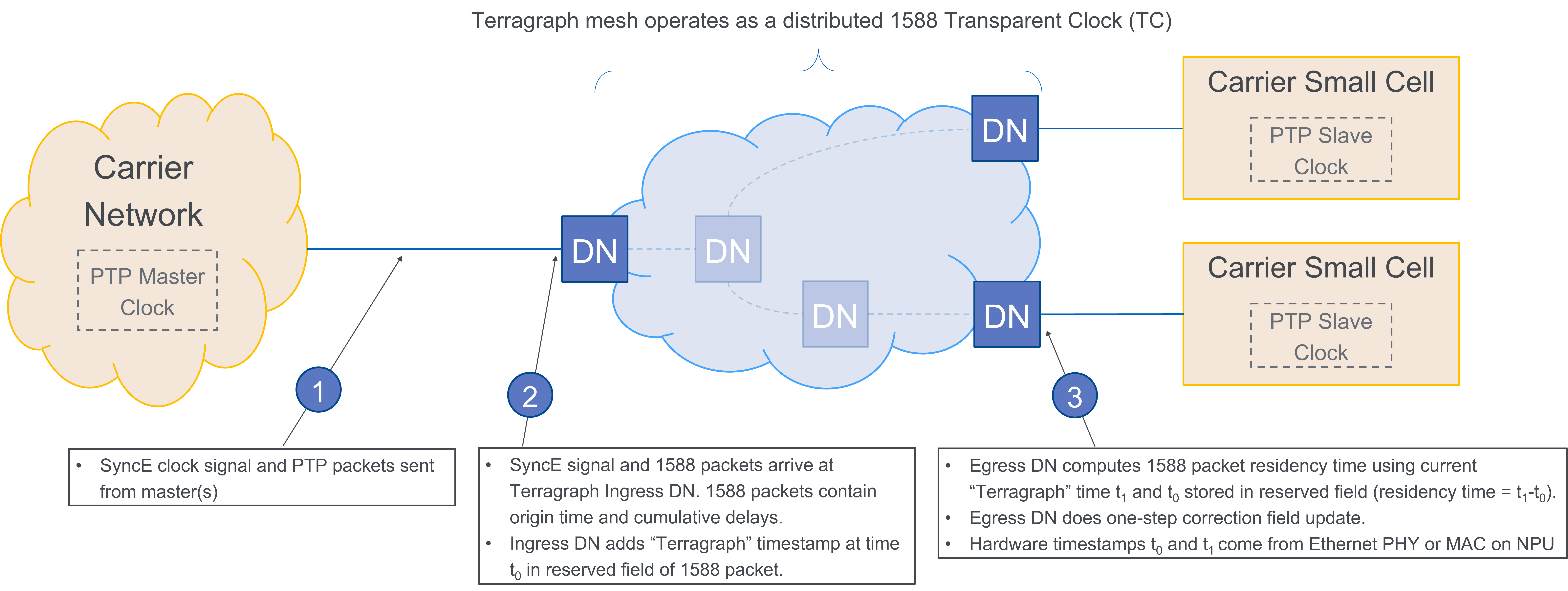 PTP & SyncE Terragraph
