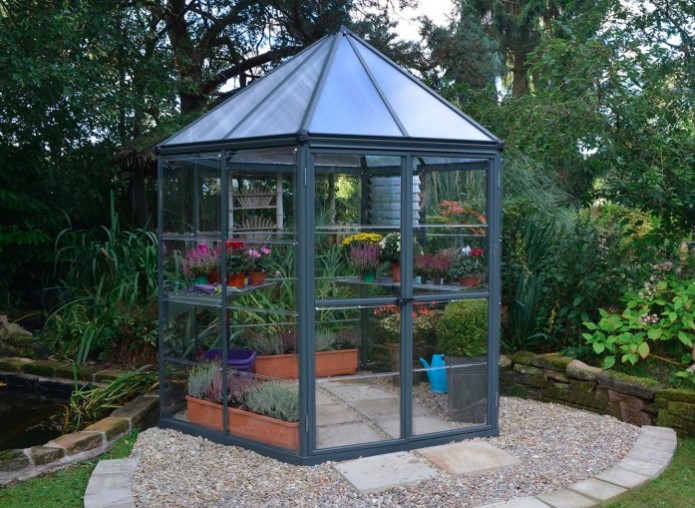 CANOPIA by PALRAM Oasis Hexagonal Backyard Greenhouse Online Exclusive TERRA Greenhouses