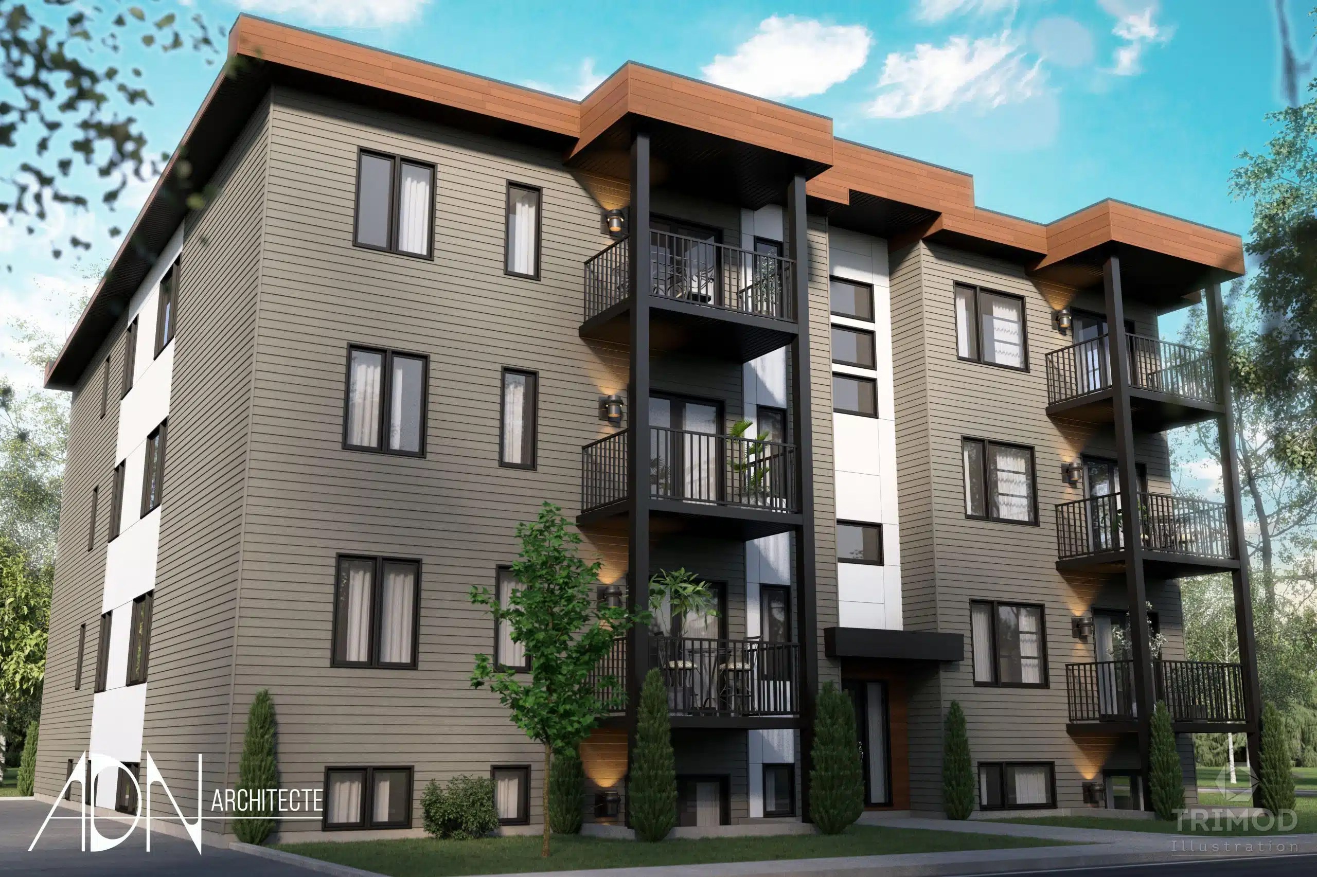 Condos locatifs de luxe à Québec Terrain Dev Construction