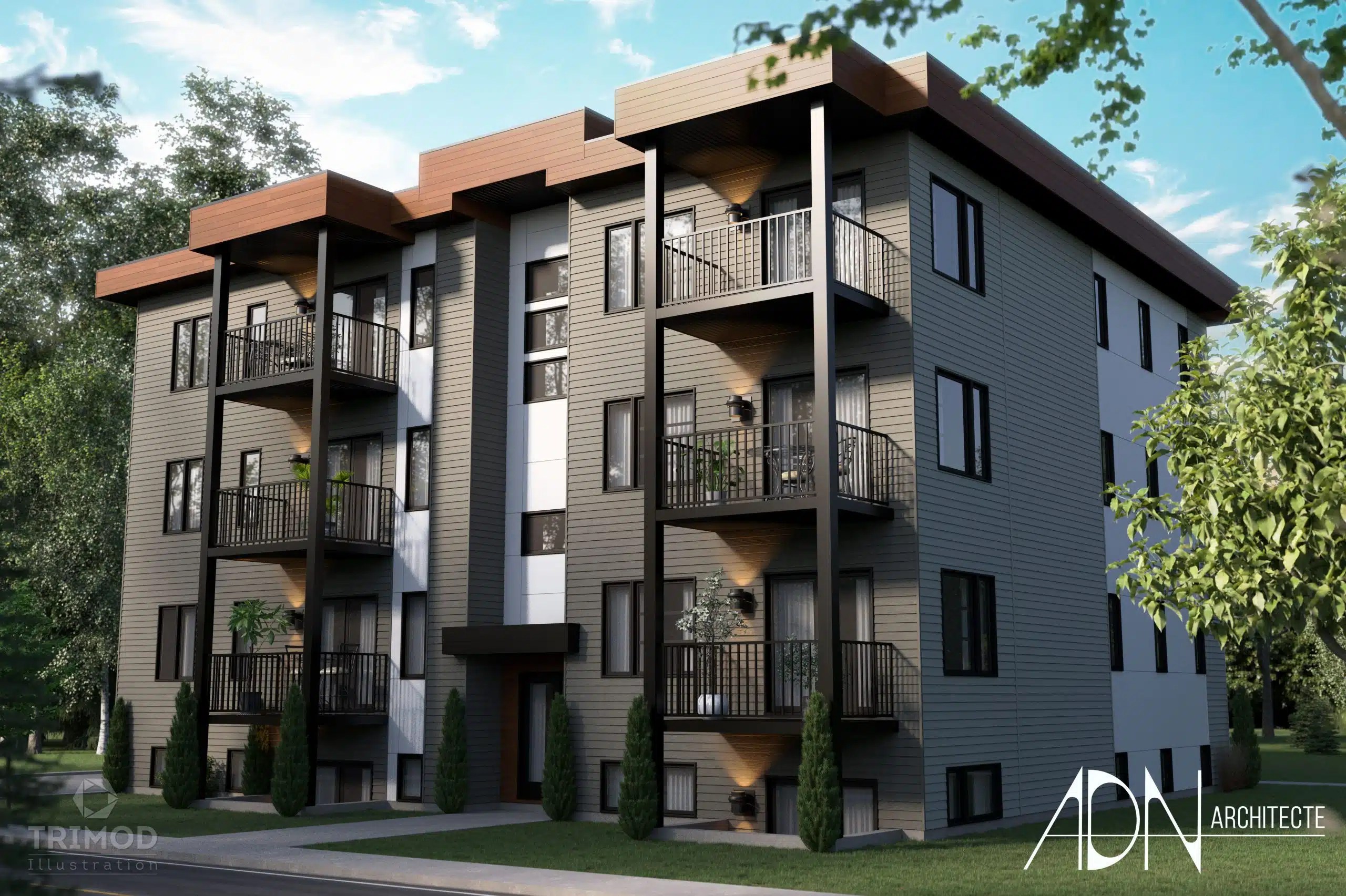 Condos locatifs de luxe à Québec Terrain Dev Construction