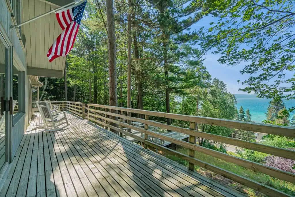 Decked Out Crystal Lake MI Vacation Rental Terra Innovations