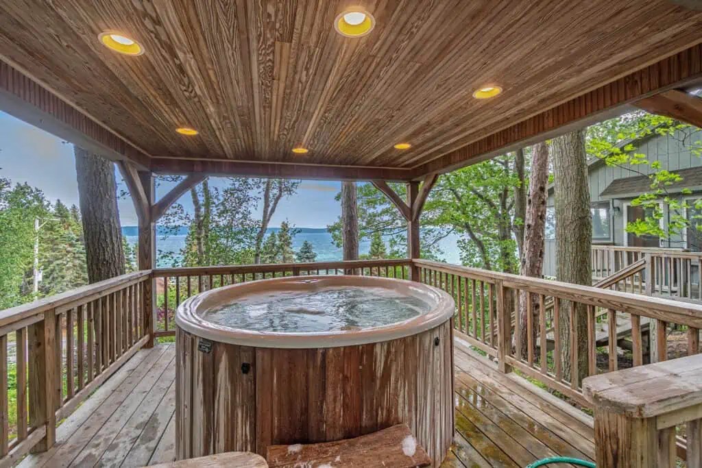 Decked Out Crystal Lake MI Vacation Rental Terra Innovations