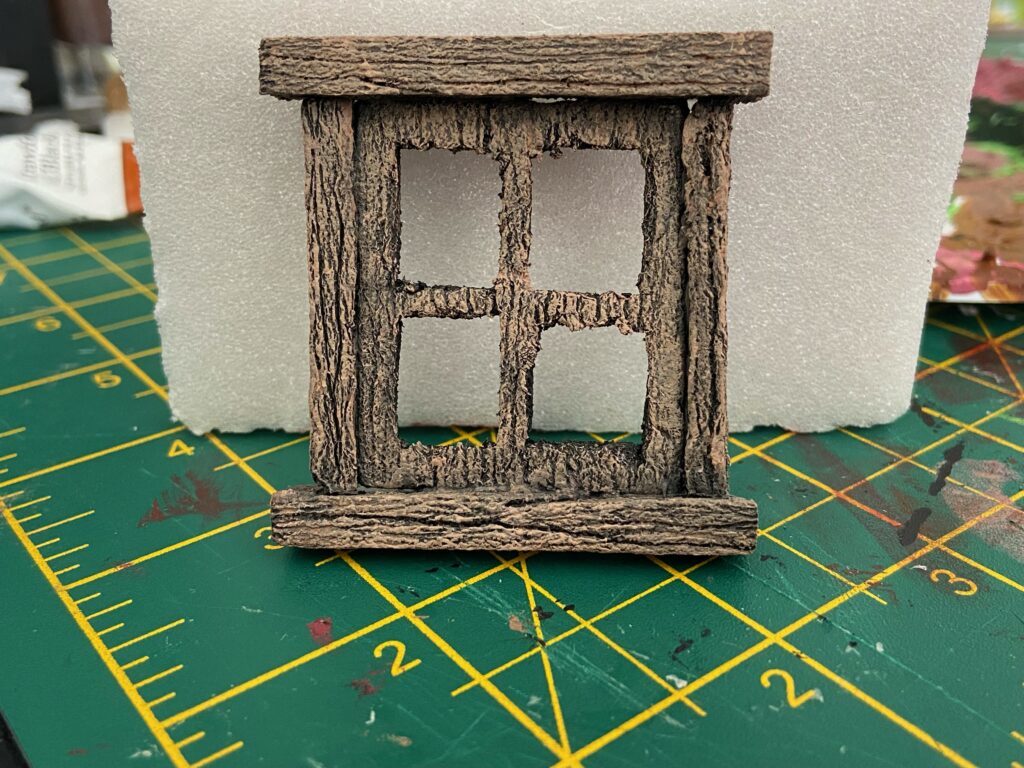 How To Make A Model Wooden Window Frame Terrain Queen