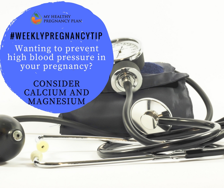 Using calcium and magnesium to prevent high blood pressure in pregnancy