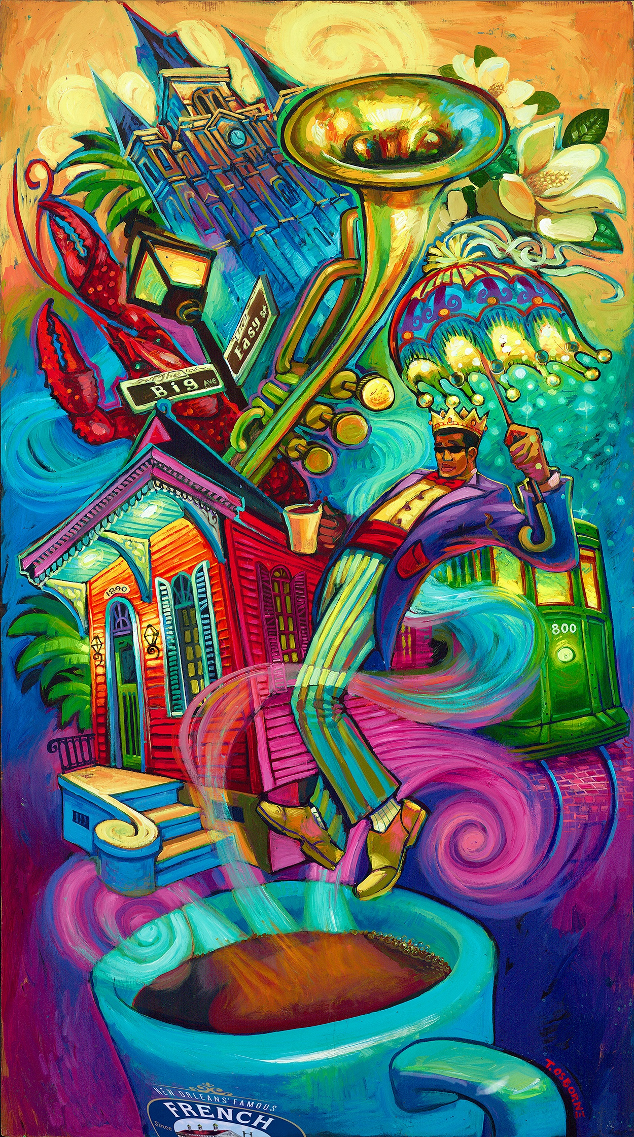 Flavor of New Orleans Print Terrance Osborne Art