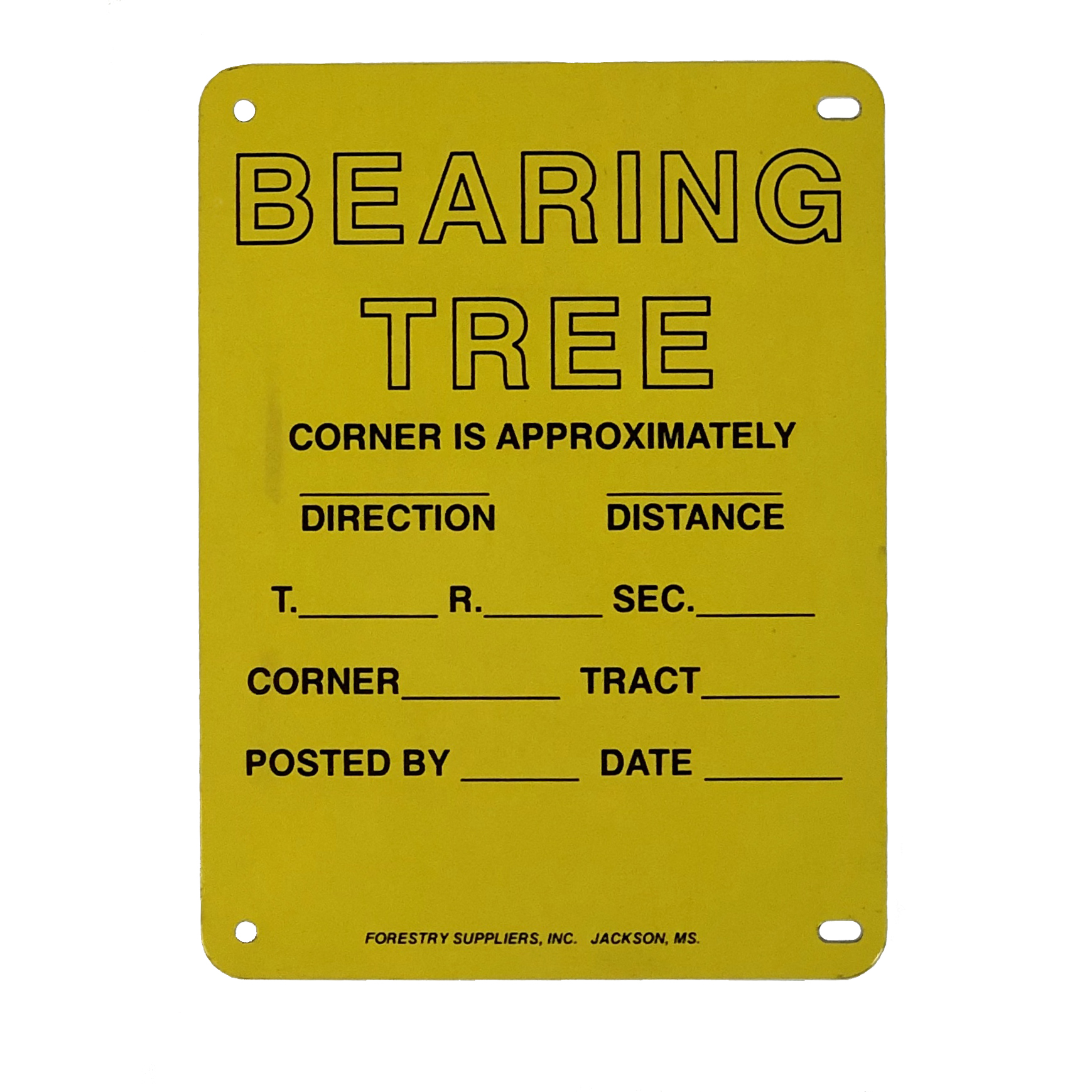 Bearing Tree Sign Terra Tech