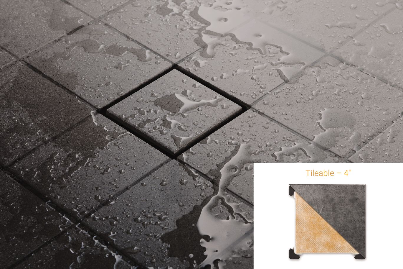 Schluter®KERDIDRAIN Terra Tile and Marble