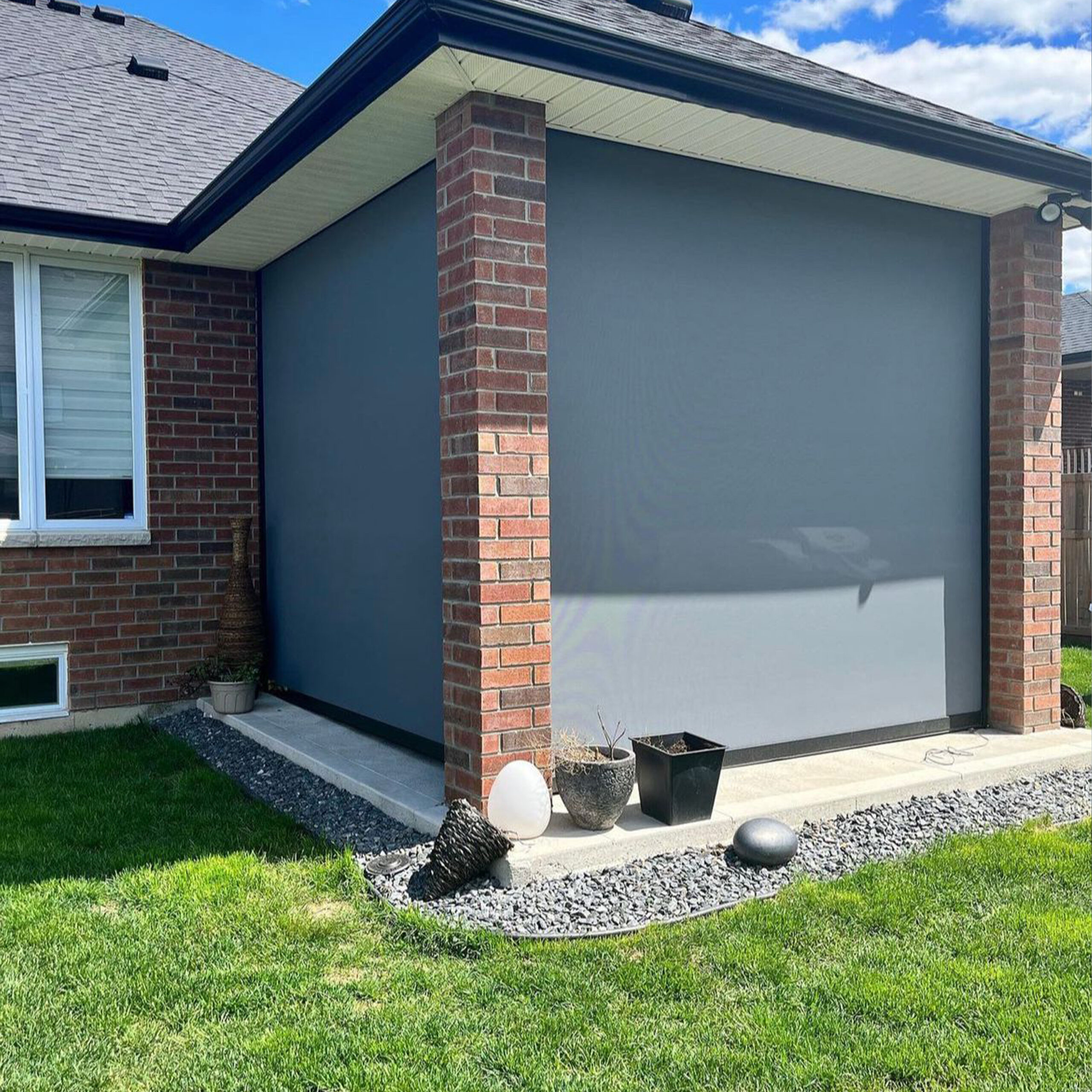 Outdoor Motorized Blinds Terraza Shades