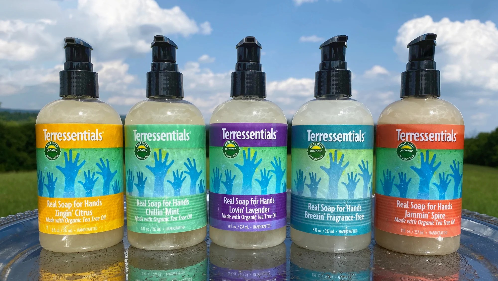 Real SoapMade with All Organic Oils and Herbs Terressentials