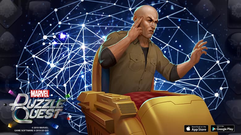 Piecing Together Marvel Puzzle Quest Professor X (Classic) Marvel