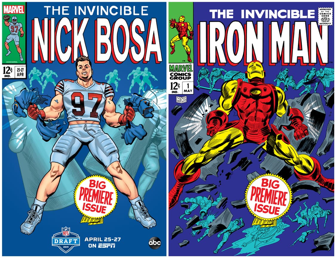 Marvel Creates Custom Comic Book Covers Featuring Dwayne Haskins and