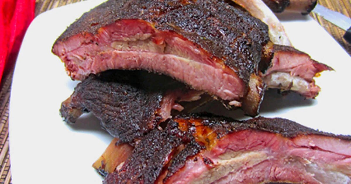 Caribbean Style Smoked Baby Back Ribs