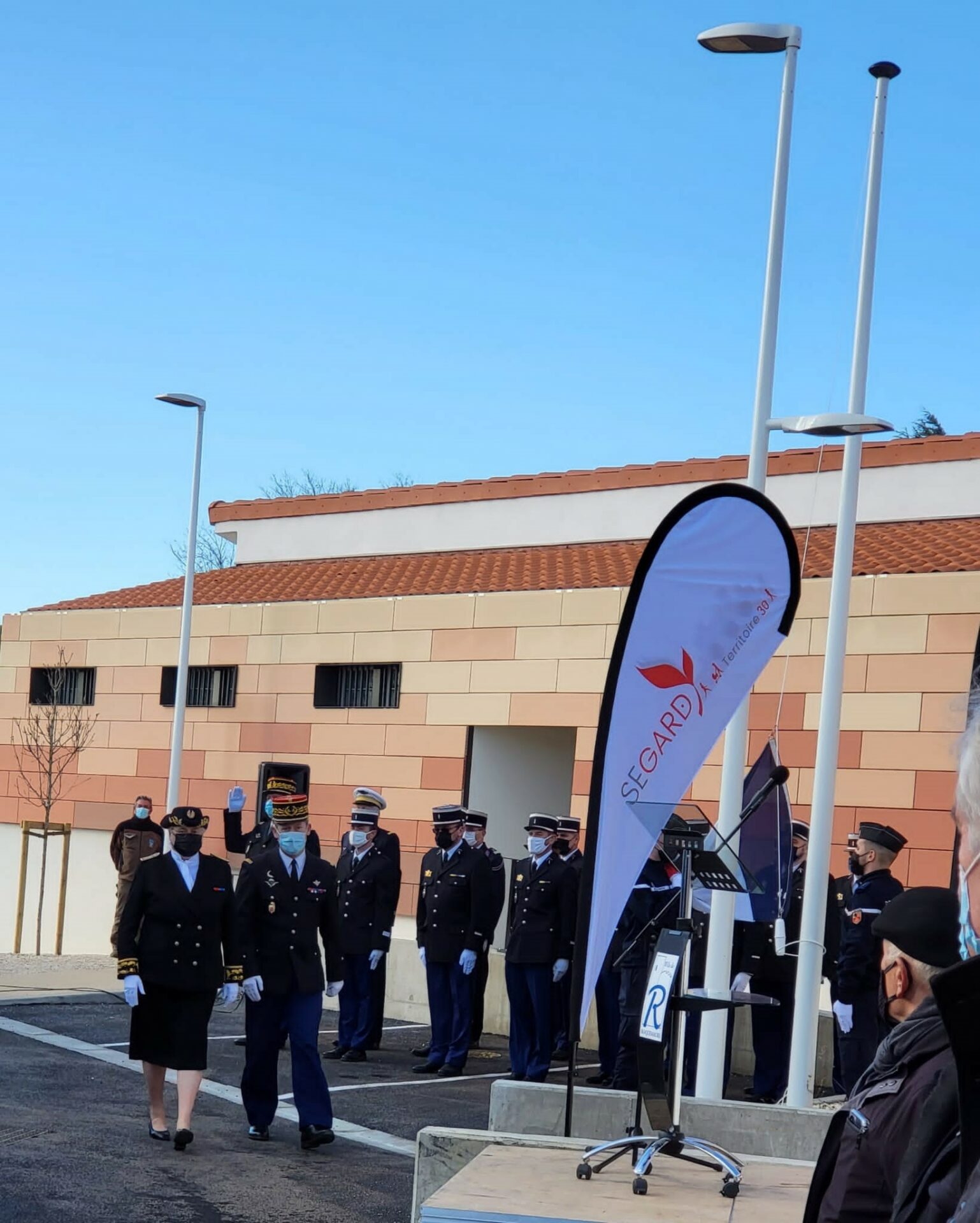 Inauguration de la Gendarmerie de Roquemaure Territoire 30