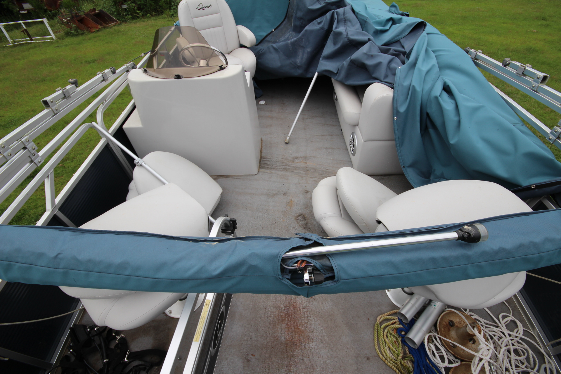 2017 Quest Adventure Pontoon Boat Laurens, SC Terry Howe & Associates
