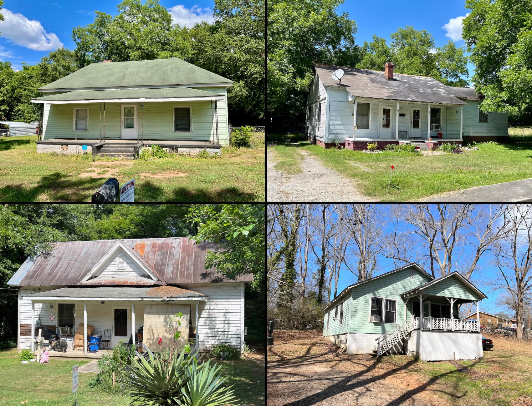 Laurens County, SC 6 Homes and 2 Lots Terry Howe & Associates