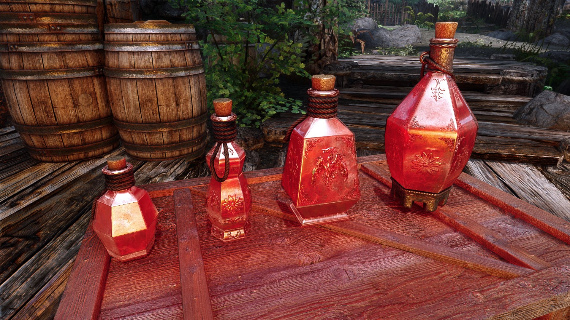 SE Переработка зелий / ElSopa Potions Redone Модели и текстуры