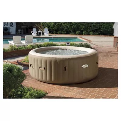Intex Purespa 6 Person Bubble Round Hot Tub Spa