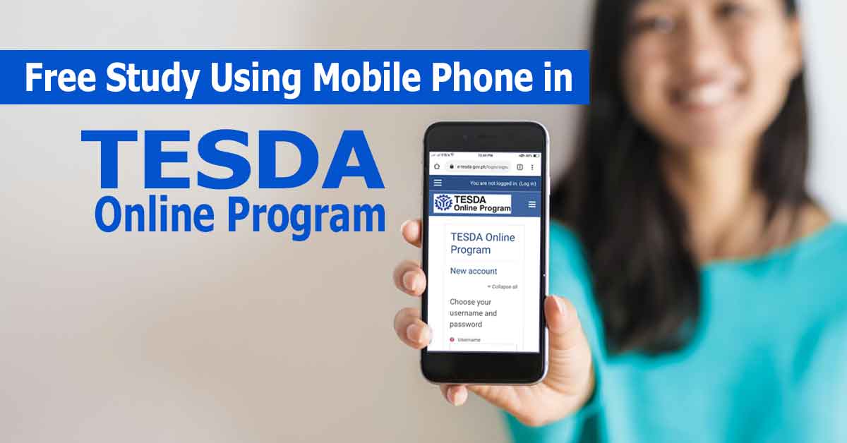Free Study Using Mobile Phone in TESDA Online Program