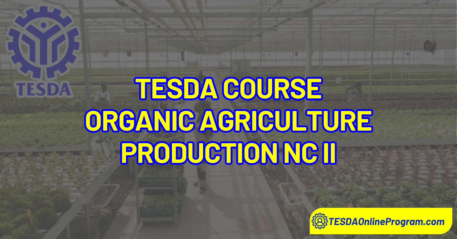 TESDA Organic Agriculture Production NC II Course TESDA Online Program