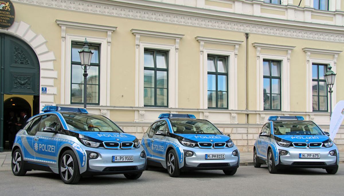 Polizei Bayern BMW i3 als Streifenwagen > teslamag.de