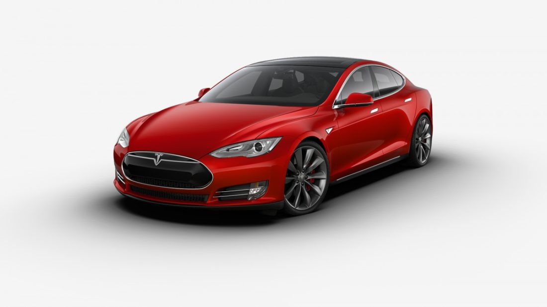 Tesla Rent Red P85D