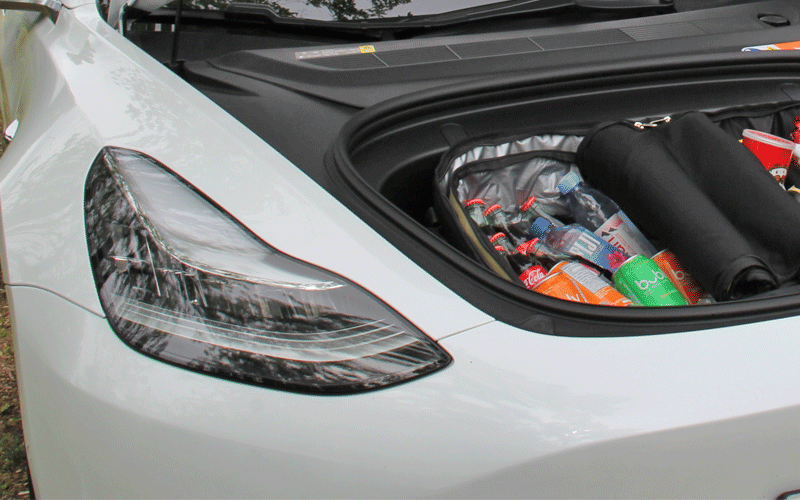 Model 3 Frunk Cooler Food Bag Tesloid Canada