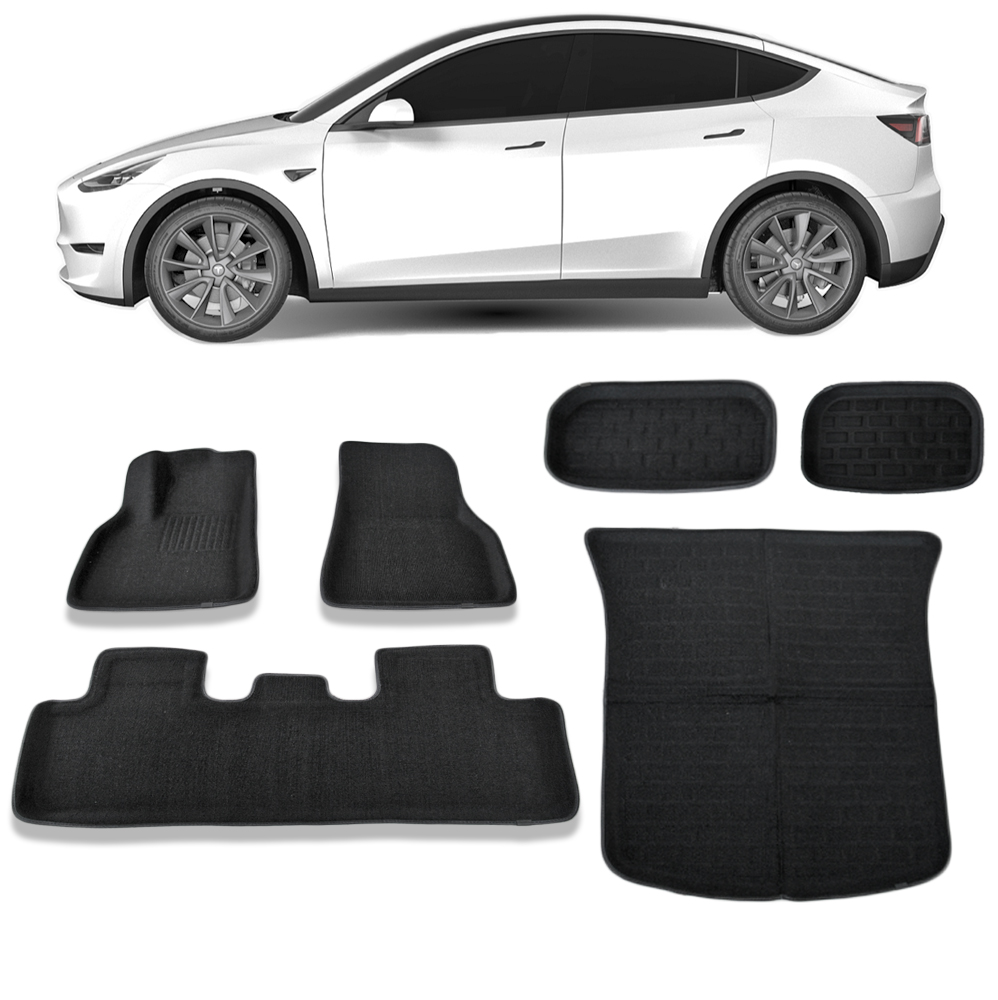 Model Y Floor and Cargo Mats Bundle Comfort Performance 5 Seater