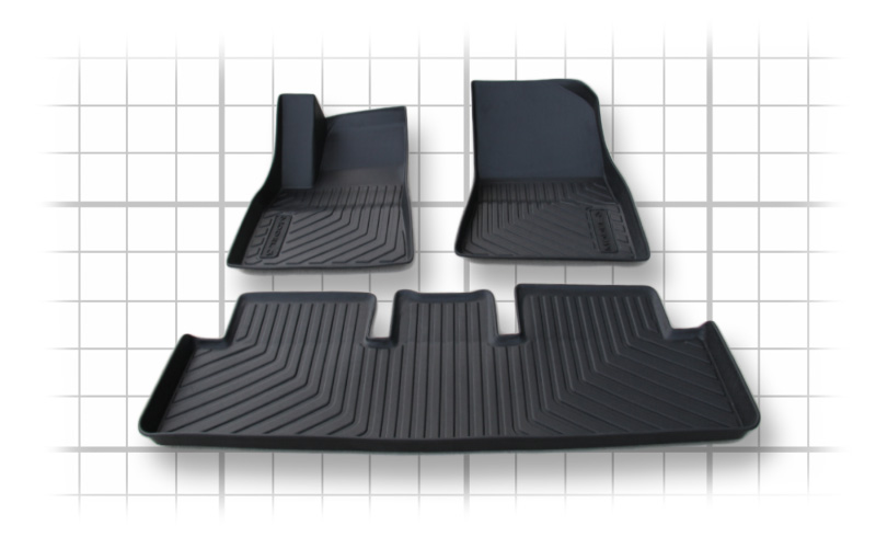 Model 3 Floor Mats 3D Extreme Performance Tesloid USA