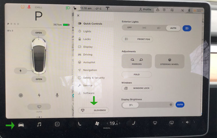 How To Open Glovebox In Tesla Model 3? - Tesloid Usa