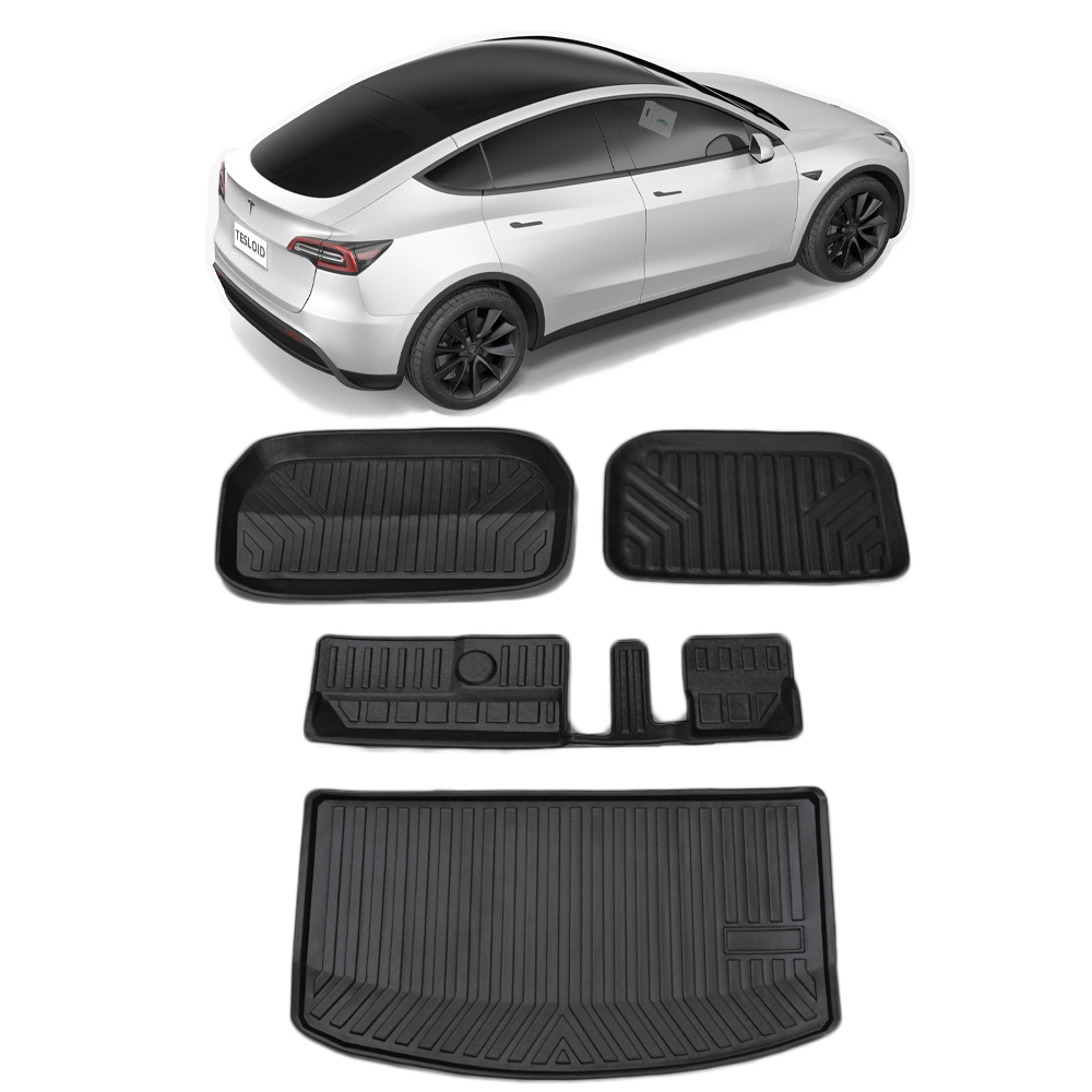 Model Y Frunk Trunk & 3rd Row Mats 3D Extreme Performance 7 Seater