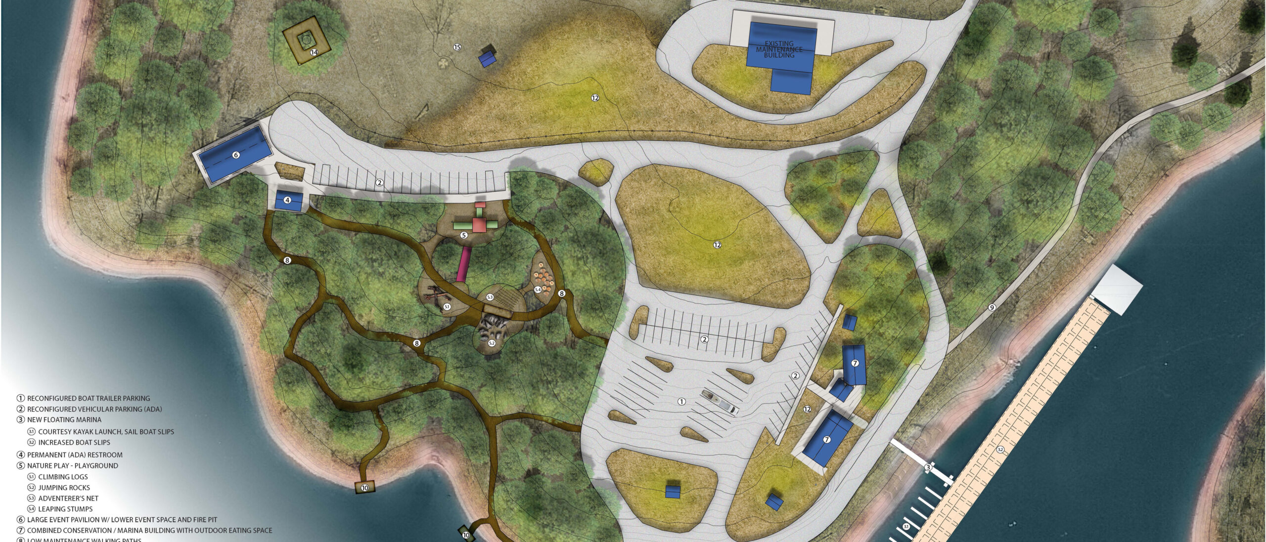 Miller Park at Fellows Lake Tessere