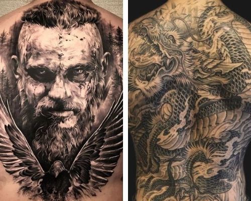 25+ Most Popular Men's Back Tattoo Designs - 2022 400_x_500_jpg