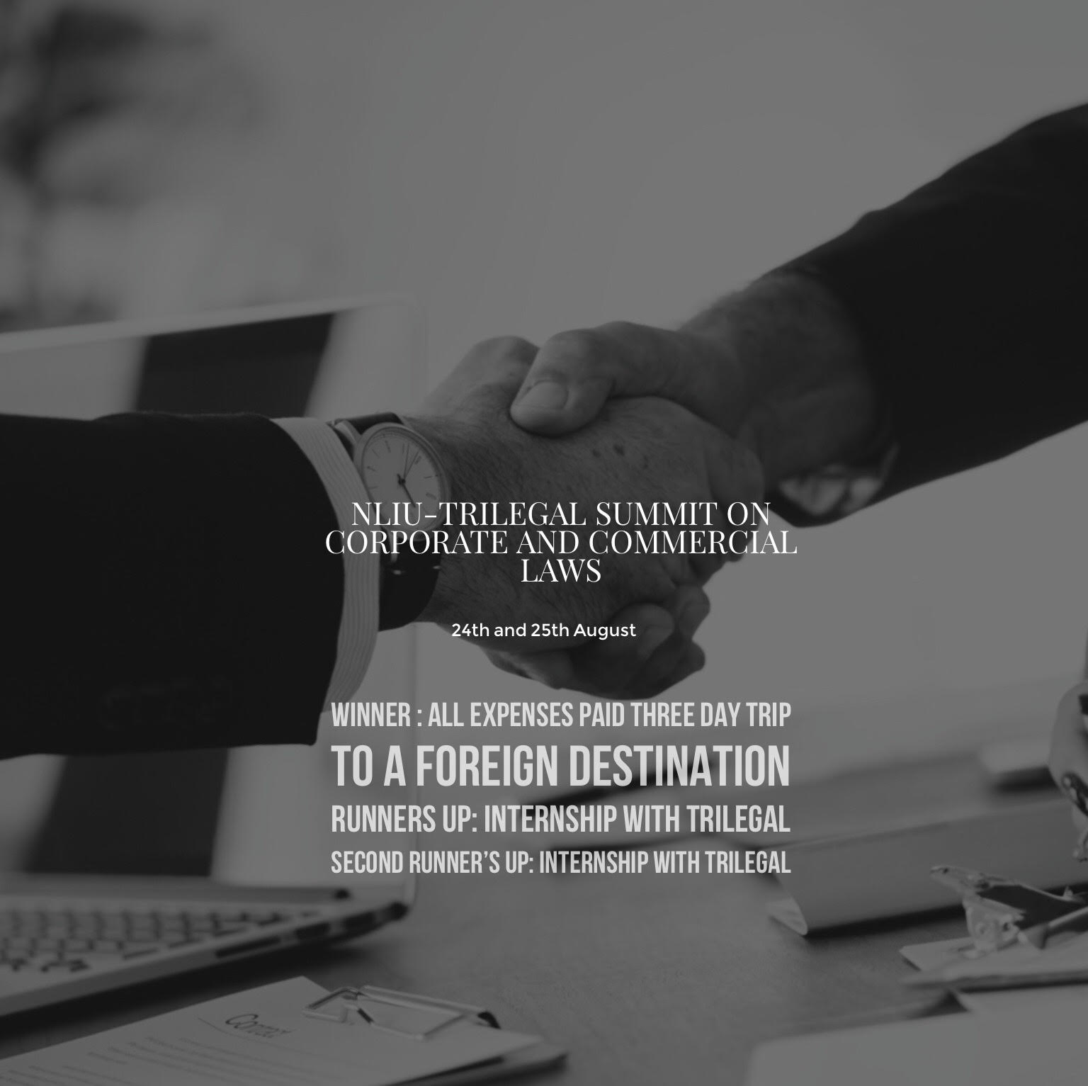 Call for Papers NLIUTrilegal Summit on Corporate & Commercial Laws