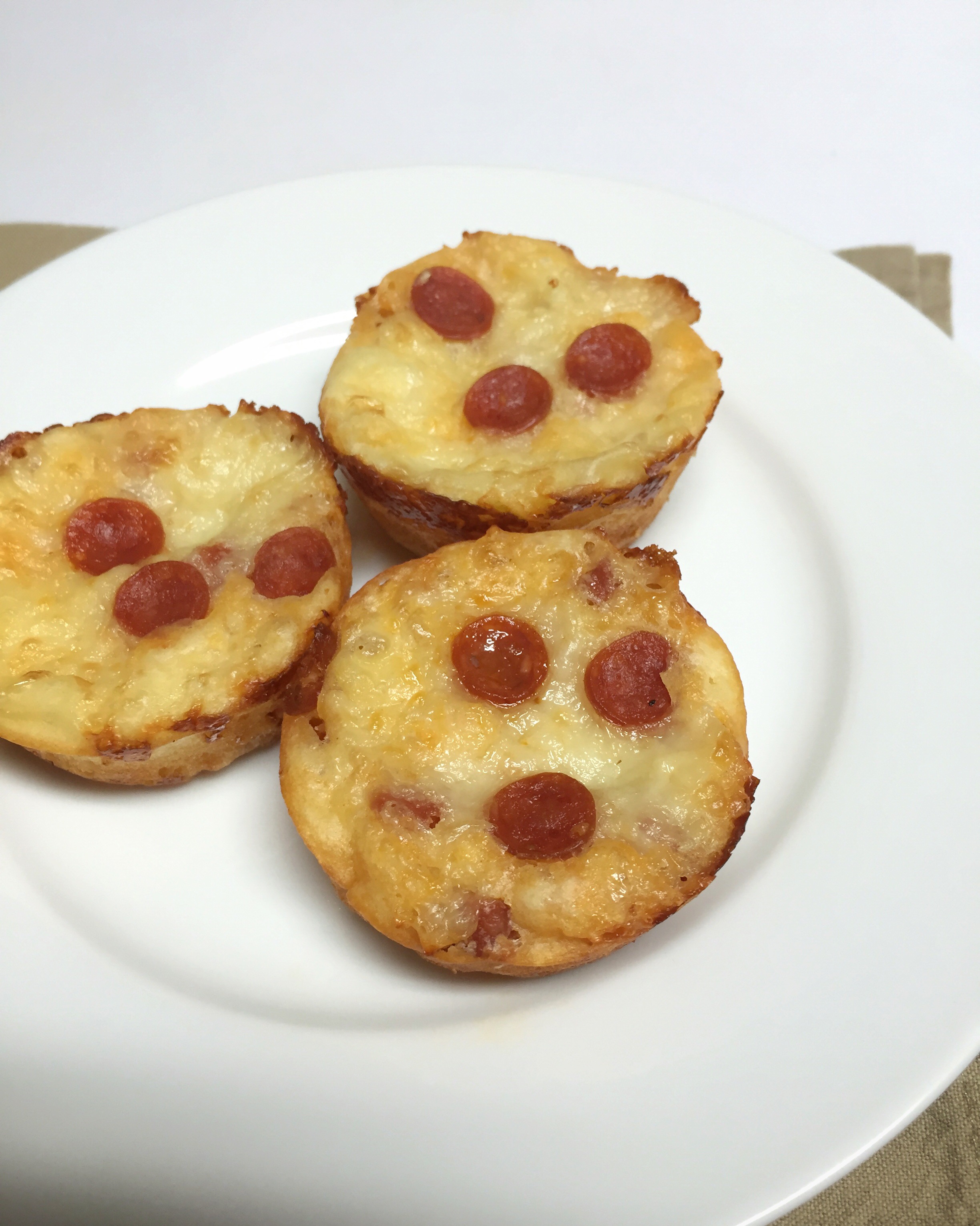 Pepperoni Pizza Muffins Sam's Dish